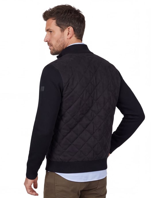 vest State of Art Regular Fit donkerblauw - Image 2