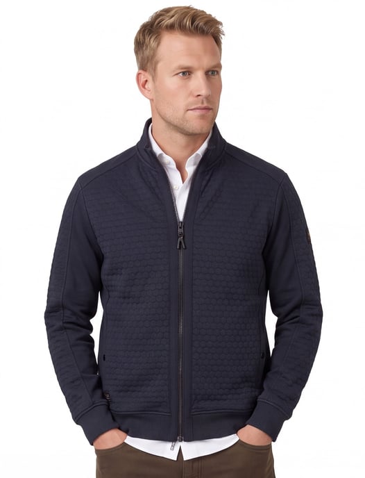 vest Camel Active navy katoen - Image 1