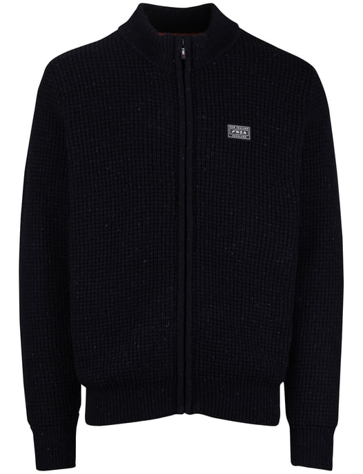 New Zealand vest wol normale fit navy effen - Image 3