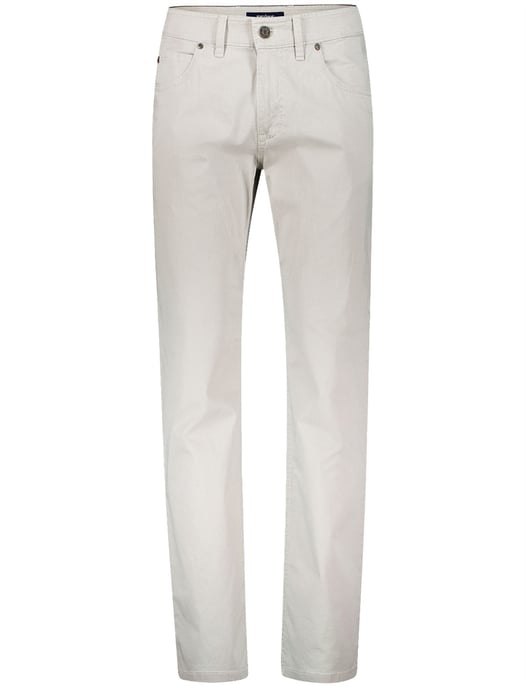 Gardeur pantalon 5-pocket beige katoen normale fit - Image 1