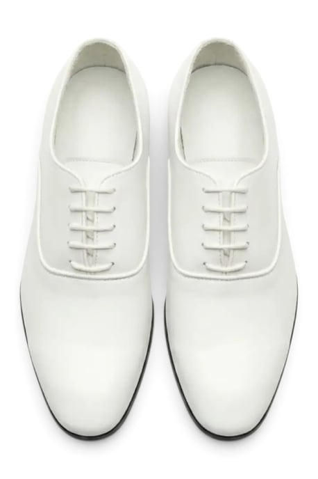 Heren Witte Formele Patent PU Leren Oxford Schoenen - M64340 - Image 2