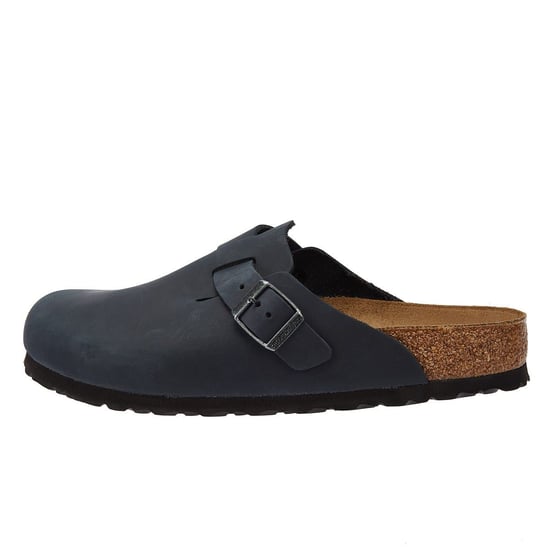Men's Birkenstock Boston Leather Sandals in Black - Image 5