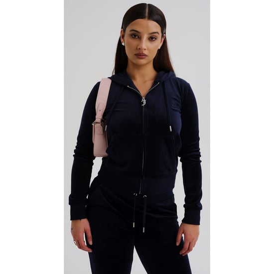 Juicy Couture Robertson Classic Jacket Polyester Dames Blauwe Hoodie Sweatshirt - Image 1