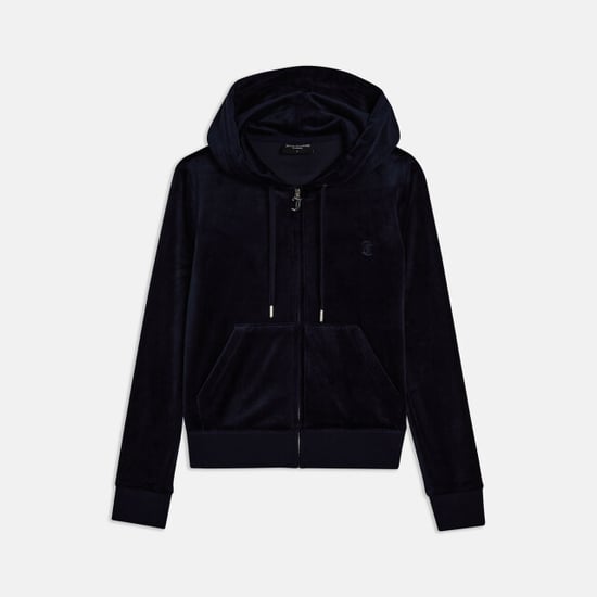 Juicy Couture Robertson Classic Jacket Polyester Dames Blauwe Hoodie Sweatshirt - Image 2