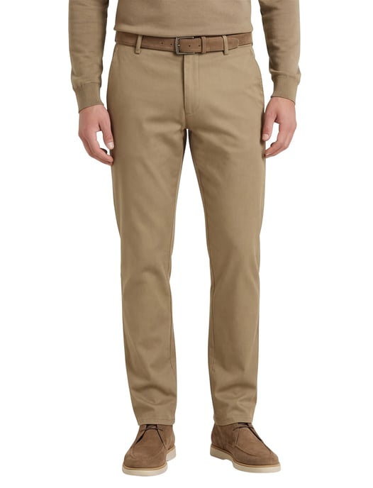 katoenen broek Meyer Oslo beige - Image 1