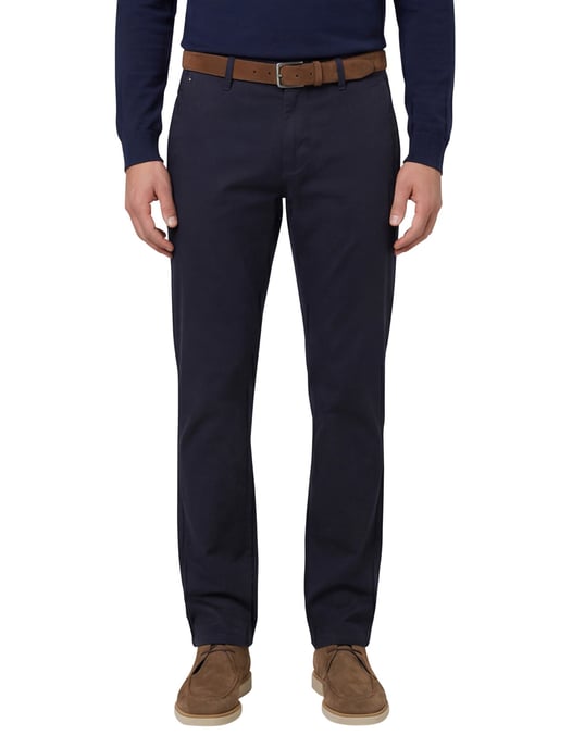Gardeur pantalon donkerblauw effen normale fit - Image 1