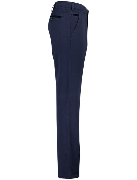 Meyer bonn flatfront broek blauw katoen - Image 3