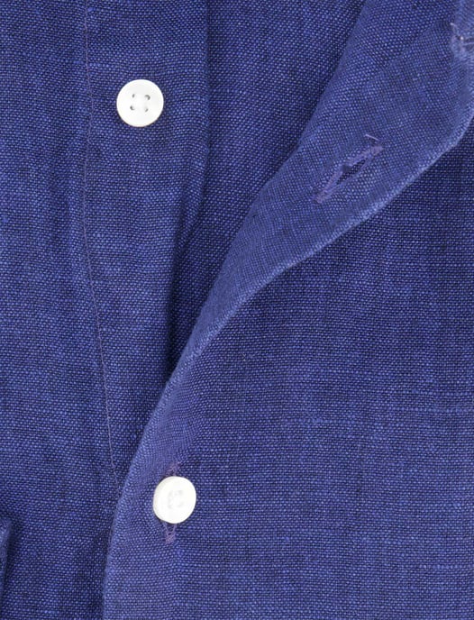 Overhemd Seidensticker linnen donkerblauw regular fit - Image 4