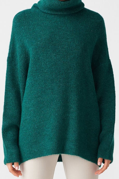 Oversized Geribbelde Coltrui - Image 3