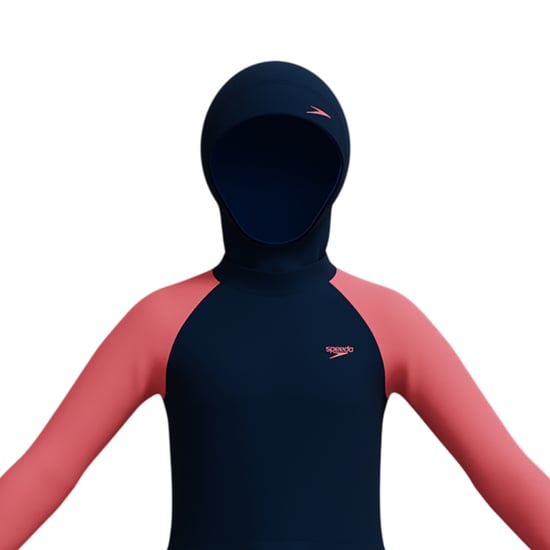 Speedo Meisjes Modesty Driehoek Zwempak (Koraal/Marine) - Image 3