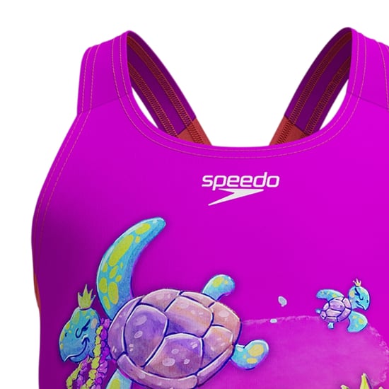 Speedo Meisjes Digitale Print Badpak (Paars) - Image 3