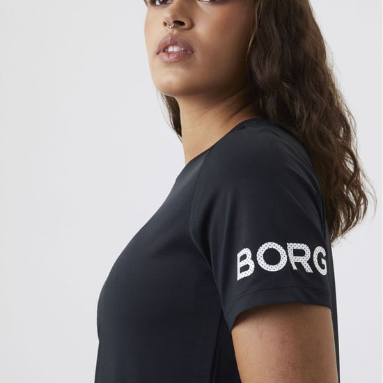 Björn Borg - Dames Classic Training T-Shirt met Korte Mouwen - Zwart - Image 4