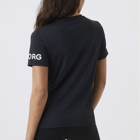 Björn Borg - Dames Classic Training T-Shirt met Korte Mouwen - Zwart - Image 5