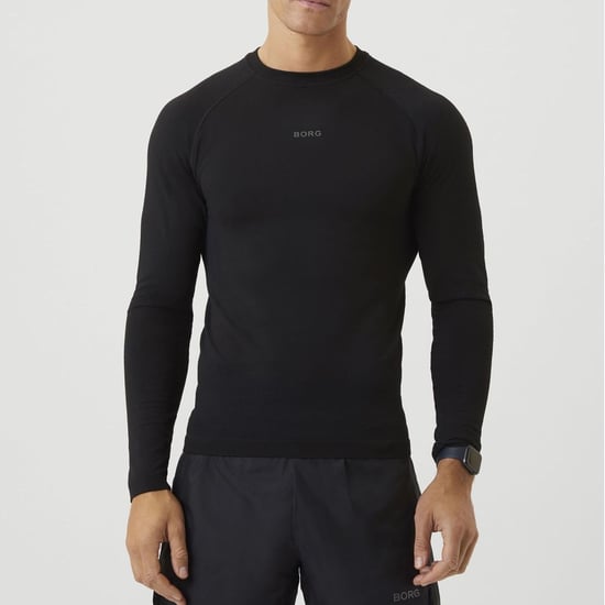 Björn Borg - Heren Seamless Hardloop Longsleeve T-Shirt - Zwart - Image 3