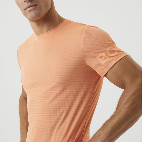 Björn Borg - Heren Lichte Korte Mouwen Trainings T-Shirt - Oranje - Image 4