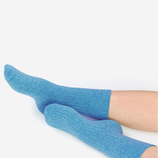 Steven - 1 Paar Dames Wol Jurk Sokken - Thermische Gebreide Sokken voor Winter - Blauw - Image 3