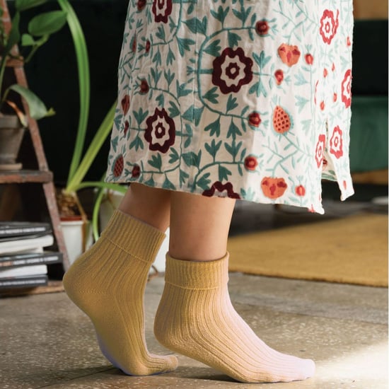 Steven - 1 Paar Dames Wol Jurk Sokken - Thermische Gebreide Sokken voor Winter - Beige - Image 4