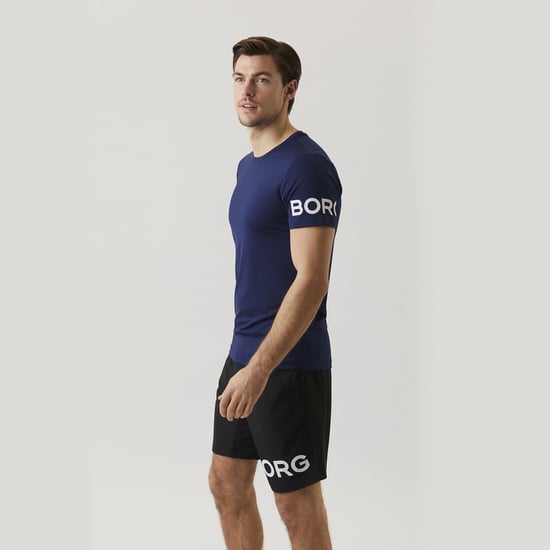 Björn Borg - Heren High Performance Korte Mouw T-Shirt - Marineblauw - Image 3