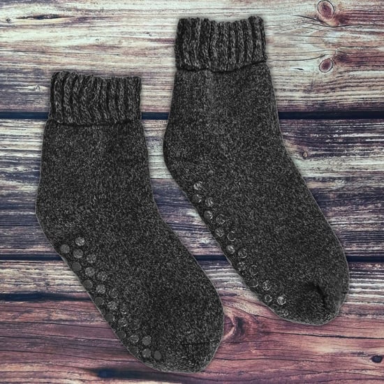 4 paar multiverpakking merinowollen pantoffelsokken voor heren | Sock Snob | Warme dikke wollen sokken - Diverse - Image 3