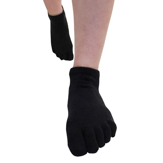 TOETOE - Essentiële Vochtregulerende Katoenen Ankelteen Sokken voor Mannen en Vrouwen - Zwart - Image 4