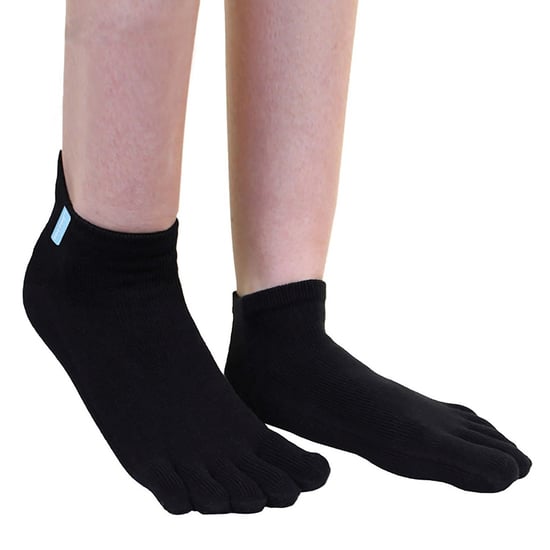 TOETOE - Essentiële Vochtregulerende Katoenen Ankelteen Sokken voor Mannen en Vrouwen - Zwart - Image 5