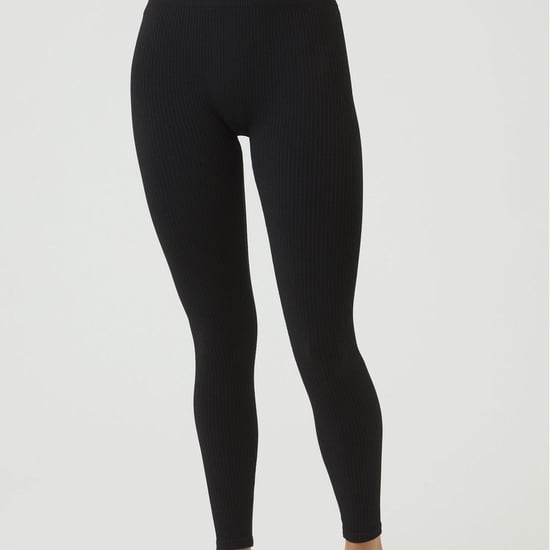 Björn Borg - Dames Naadloze Ribbels Vrije Tights Leggings - Zwart - Image 4