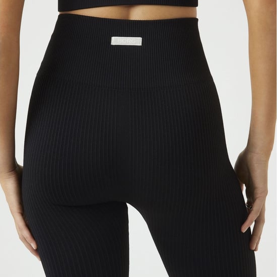 Björn Borg - Dames Naadloze Ribbels Vrije Tights Leggings - Zwart - Image 5