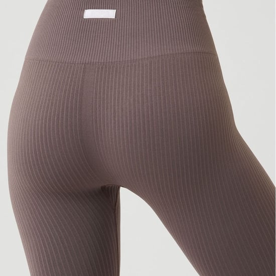 Björn Borg - Dames Naadloze Geribbelde Legging zonder Voet - Mauve - Image 5