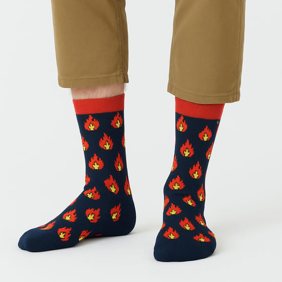 Happy Socks - Novelty Vlammen Design Sokken | Geweldig Cadeau - Vlammen - Image 3