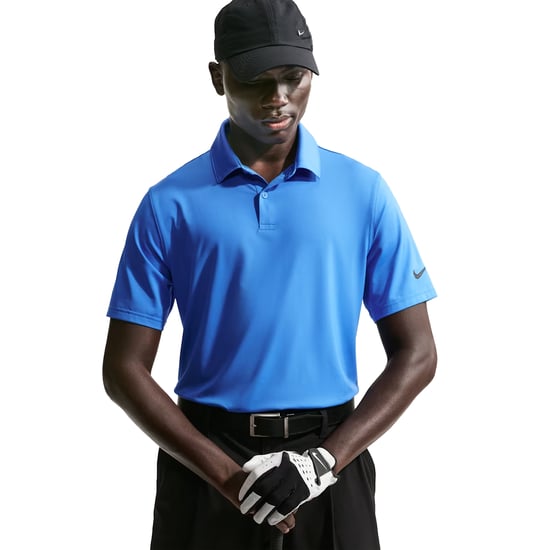 Nike Velocity-poloshirt voor heren (Blauw/Zwart) - Image 1