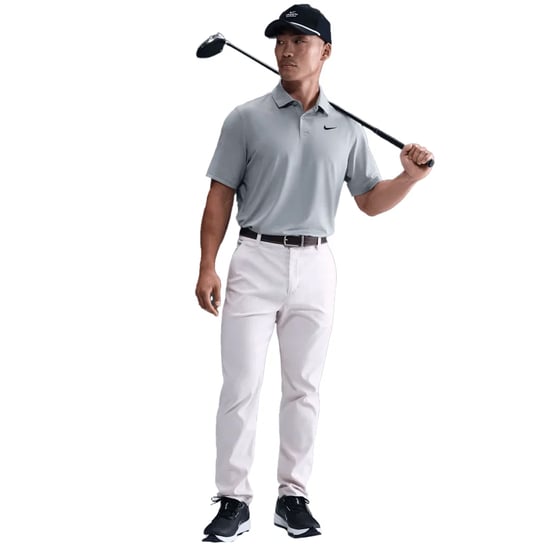 Nike Dri-FIT-poloshirt voor heren (Wolf Grijs/Wit) - Image 4