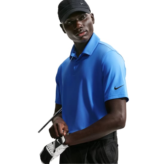 Nike Velocity-poloshirt voor heren (Blauw/Zwart) - Image 3