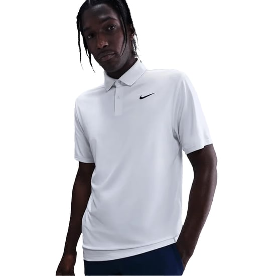 Nike Dri-FIT-poloshirt voor heren (Wit, Zwart) - Image 1