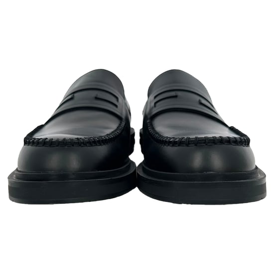 Fendi Frame Slip-On Loafers in zwart kalfsleer - Image 3