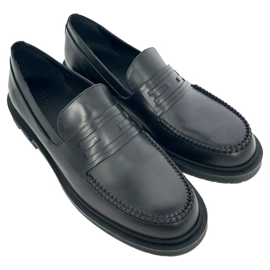 Fendi Frame Slip-On Loafers in zwart kalfsleer - Image 6