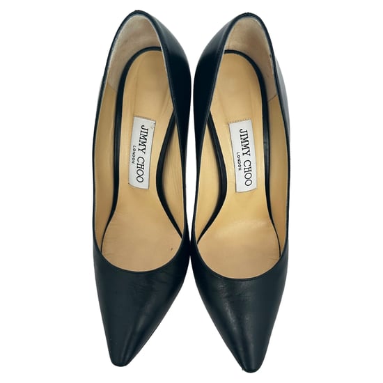 Jimmy Choo Romy 85 pumps in zwart leer - Image 4