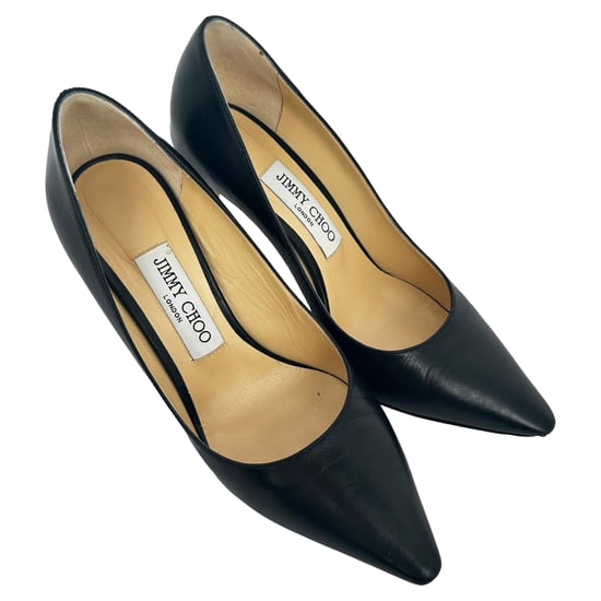 Jimmy Choo Romy 85 pumps in zwart leer - Image 5