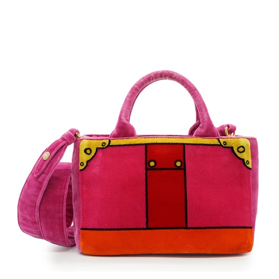 Prada fluwelen handtas Cahier - Image 2
