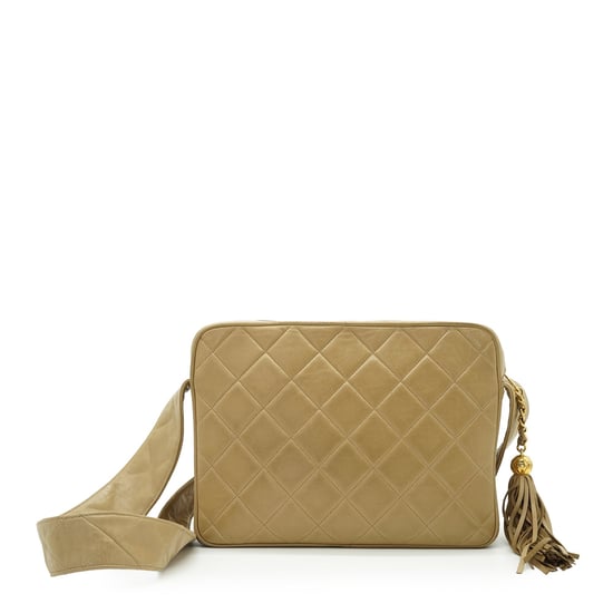 Chanel Vintage leren schoudertas met camera - Image 3