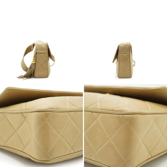 Chanel Vintage leren schoudertas met camera - Image 4