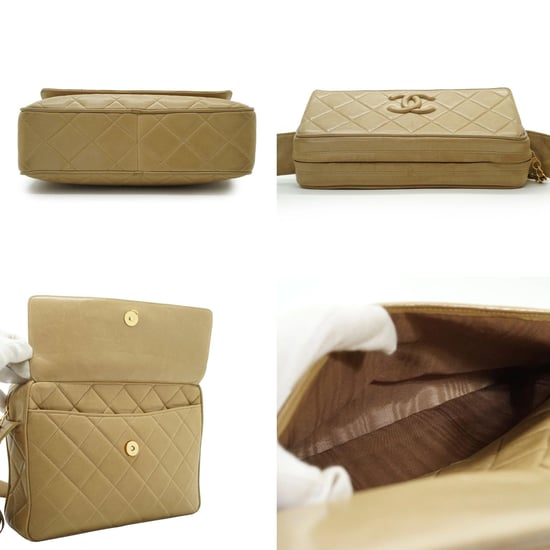 Chanel Vintage leren schoudertas met camera - Image 5