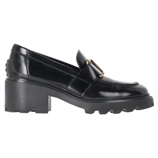 Tod's platform loafers met gesp in zwart kalfsleer - Image 1