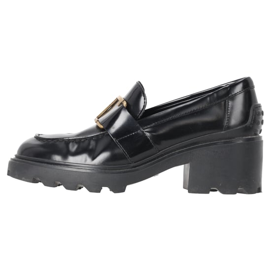 Tod's platform loafers met gesp in zwart kalfsleer - Image 2