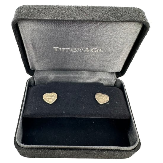 Tiffany & Co. Return to Tiffany Heart Tag oorknopjes in zilver - Image 3