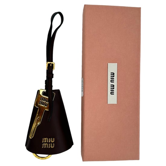 Miu Miu Trick Pelle tashanger van bruin leer - Image 6
