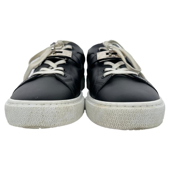 Hermès Day lage sneakers in zwart kalfsleer - Image 2