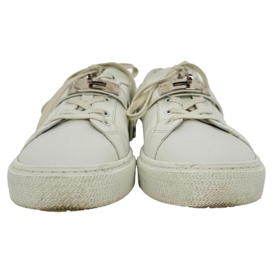 Hermès Day lage sneakers van wit kalfsleer - Image 2