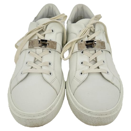 Hermès Day lage sneakers van wit kalfsleer - Image 3