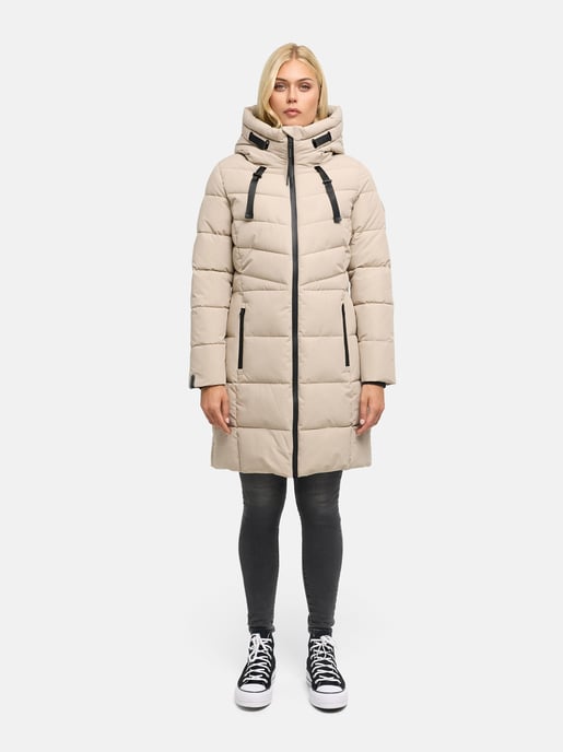 Marikoo Natsukoo dames winterjas – warm, teddyvoering & capuchon - Image 6