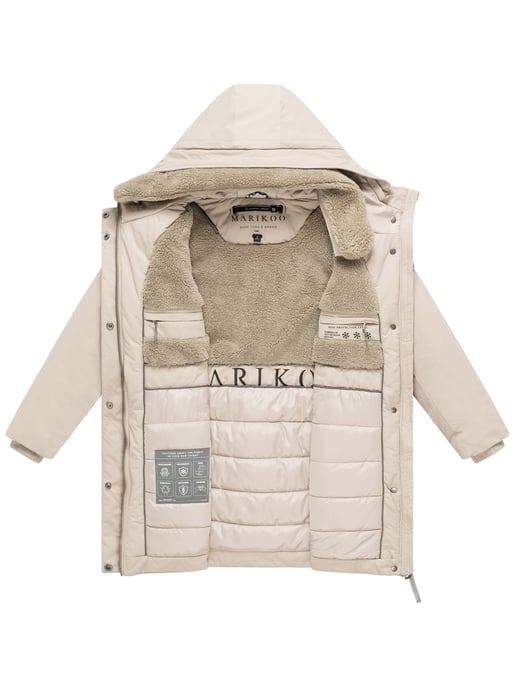 Marikoo dames winterparka Calistaa met verstelbare tailleriem - Image 4